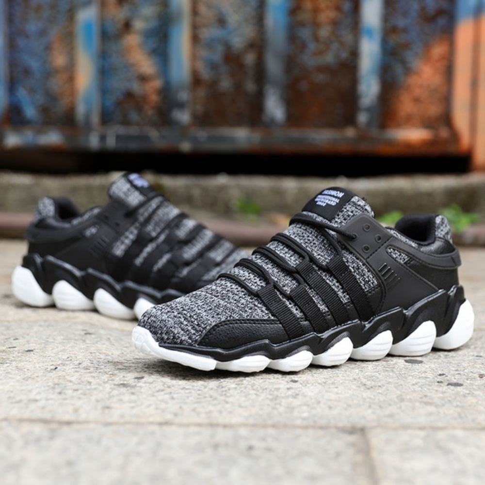 Men Casual Shoes Lace Up Comfortable Canvas Shoes